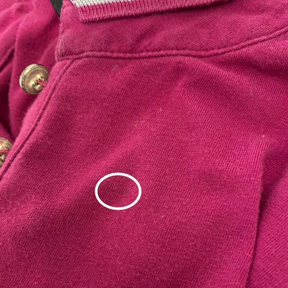 Armani Exchange Fuschia Polo with Crest - Picture 7 of 9